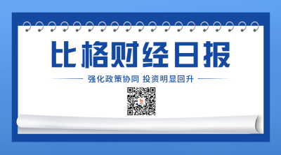 简约蓝色财经日报关注二维码 模板ID：31707
