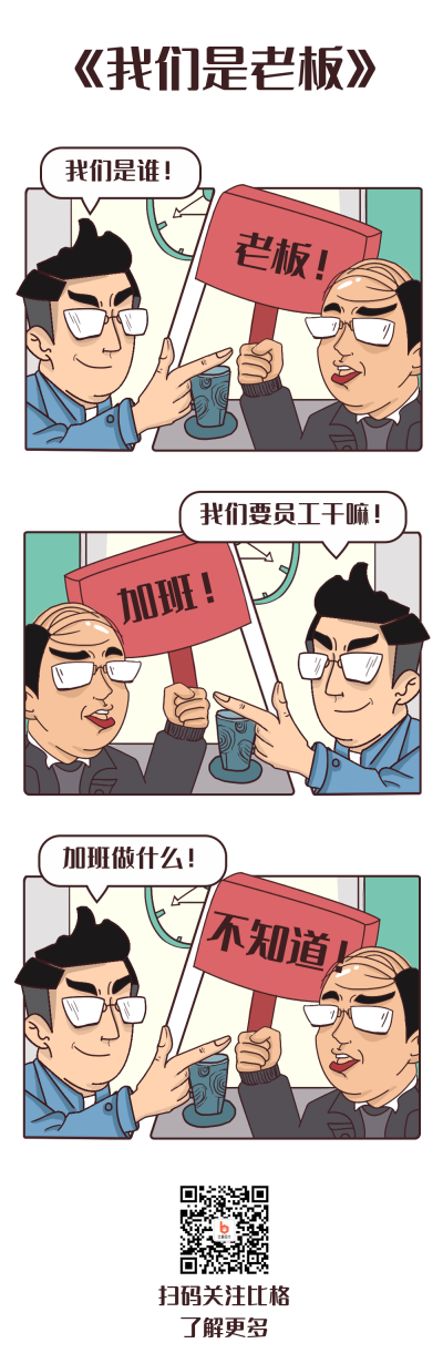 我们是老板趣味对话文案网络热词条漫 模板ID：32175