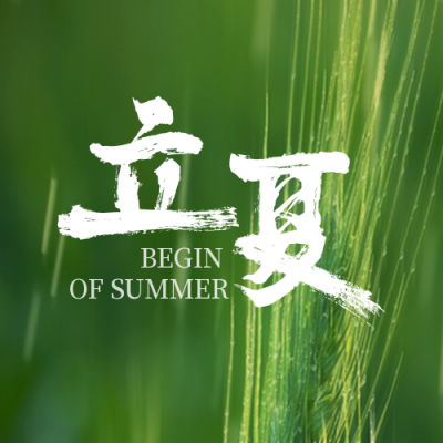 简约实景立夏节气公众号封面次图 模板ID：33268