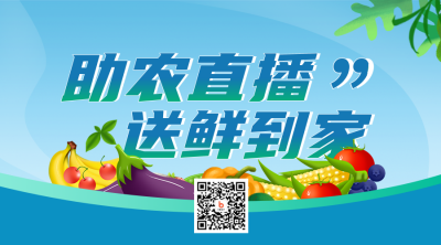 助农直播公益宣传二维码 模板ID：35697