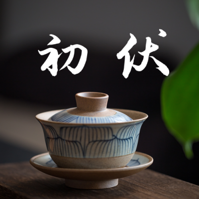 夏季三伏天初伏养生公众号次图 模板ID：36236