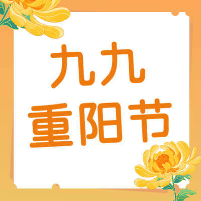 重阳节公益宣传封面次图 模板ID:39203