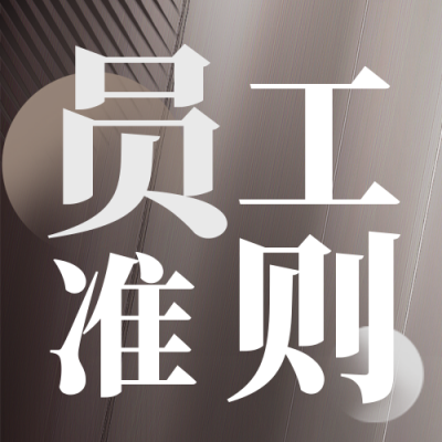 员工准则职场培训宣传封面次图 模板ID:39384