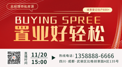 房地产促销优惠福利活动二维码 模板ID:40362