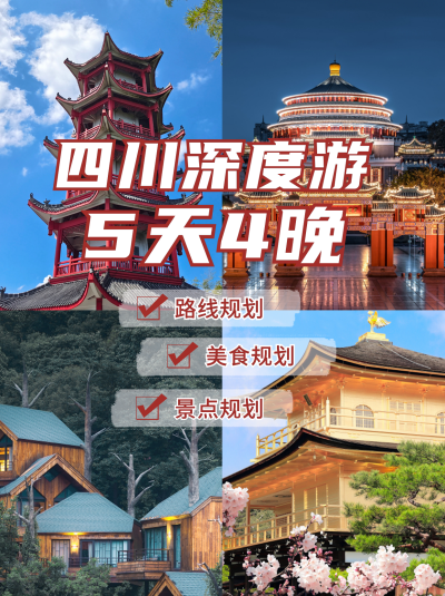 旅游出行优惠福利打卡宣传小红书封面 模板ID:40523