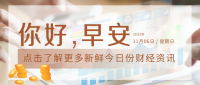 文艺金融日签早报股市商务公众号封面首图 模板ID：41181