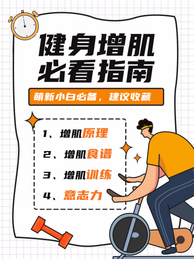 运动健身小技巧指南宣传小红书封面 模板ID:41948