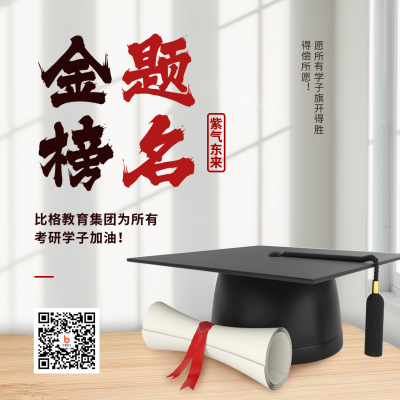 考研培训教育宣传方形海报 模板ID:42430