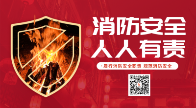 春节防火注意事项指南二维码 模板ID:44768