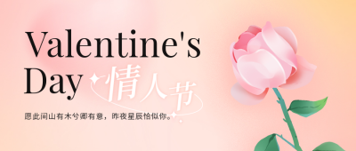 情人节弥散风公众号首图 模板ID：45713