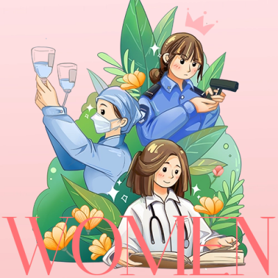 三八妇女节祝福公众号次图 模板ID：46914