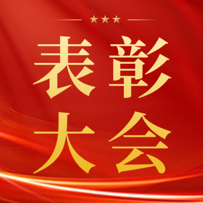 政务党政会议会议表彰大会公众号封面次图 模板ID:46924