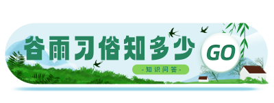 蓝色清新谷雨胶囊Banner 模板ID：49785