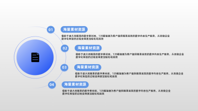 简约商务企业年终总结工作总结PPT图例 模板ID:52980