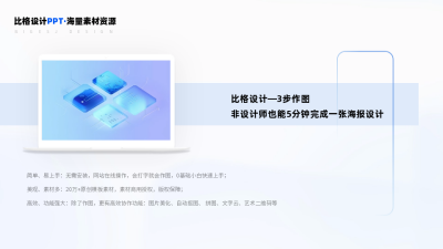 产品介绍电脑展示正文排版PPT单页 模板ID：53878