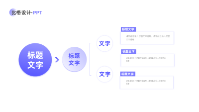 组织架构图PPT单页 模板ID：53834