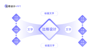 逻辑关系图PPT单页 模板ID：53833