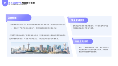 简约实景商务公司工作总结汇报PPT单页 模板ID：54034