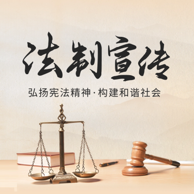 法制宣传日方形海报 模板ID：59639