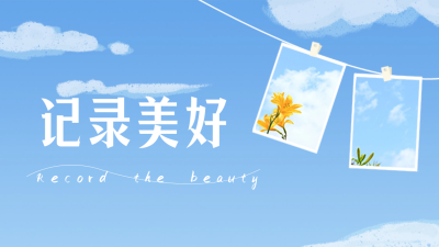 清新文艺照片墙抖音背景图 模板ID:60315