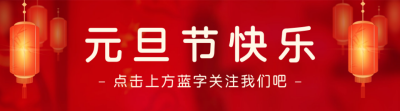 元旦节祝福引导关注 模板ID：61116