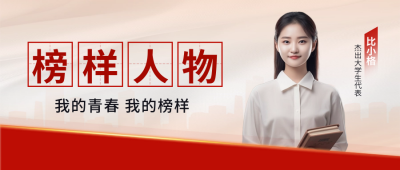五四青年表彰大会宣传封面首图 模板ID：64924