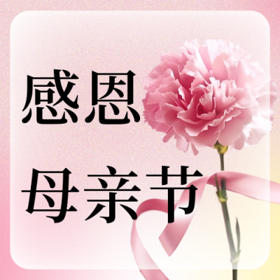 母亲节节日活动宣传公众号次图 模板ID：65435