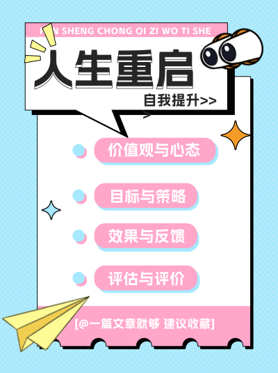 自我提升教育学习分享小红书封面 模板ID:69692