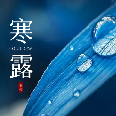 寒露节气实景祝福公众号次图 模板ID：70832