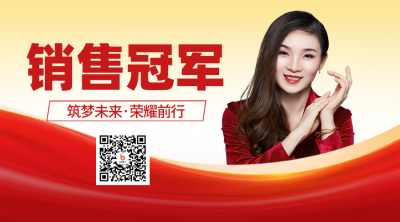 喜报表彰大会实景人物二维码 模板ID：71417