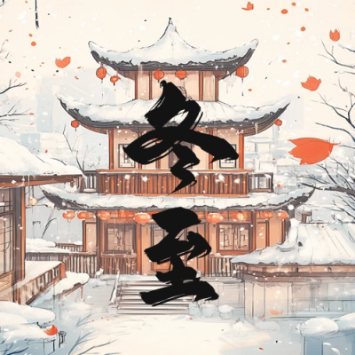 冬至祝福手绘公众号次图 模板ID：73273