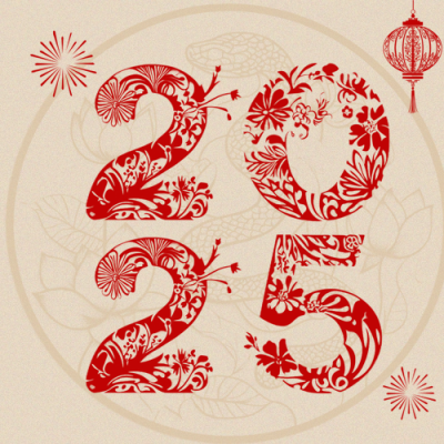 元旦放假通知剪纸公众号次图 模板ID：73700