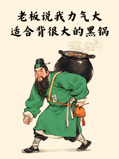 关羽职场热点表情包小红书封面 模板ID:75269