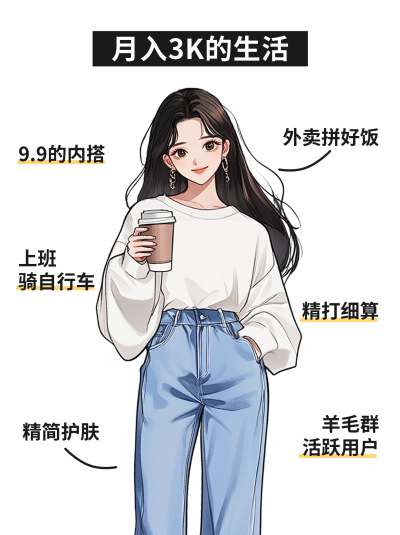 打工人热点话题分享小绿书封面 模板ID：759227