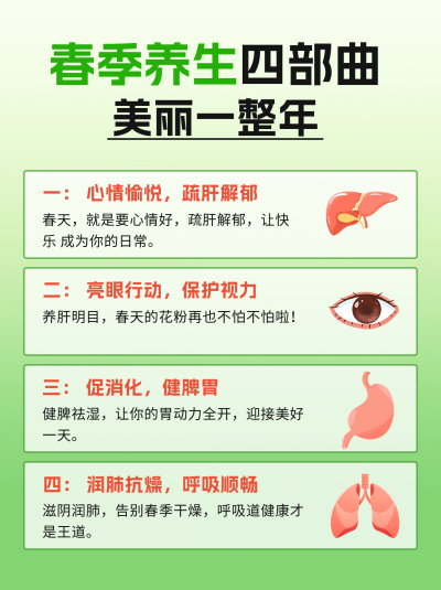 春季养生攻略分享小红书封面 模板ID:759733
