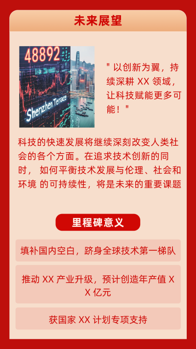 企业未来展望竖版配图 模板ID：760367