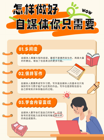 自媒体运营秘籍小红书封面 模板ID:761270
