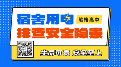 宿舍用电安全知宣传二维码 模板ID：760785
