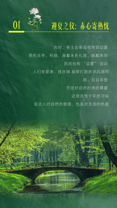立夏习俗科普竖版配图 模板ID：762729