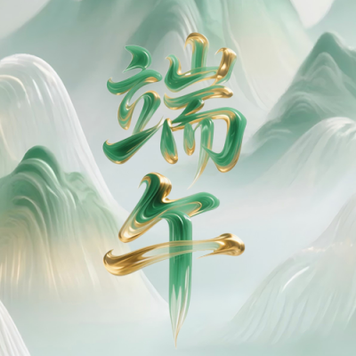 新中式端午节高端祝福公众号次图 模板ID：764240