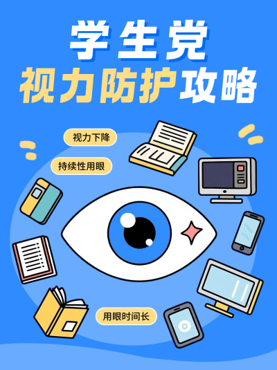 全国爱眼日知识科普小红书封面 模板ID:764310