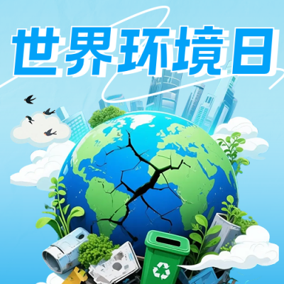 世界环境日主题宣传公众号次图 模板ID：764321