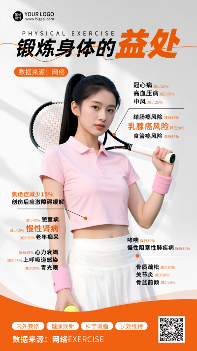 医疗减肥人物注意事项实景海报 模板ID：764834