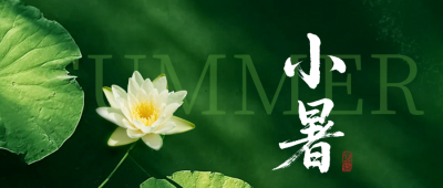 小暑节气实景祝福公众号首图 模板ID：765748