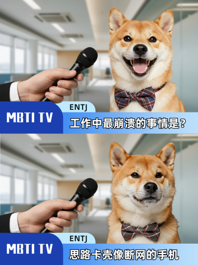 趣味职场采访小红书封面 模板ID:766182