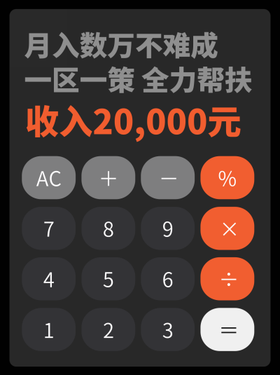 职场政策宣传计算器小红书封面 模板ID：766215