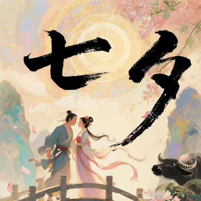传统七夕节节日祝福公众号次图 模板ID：767240