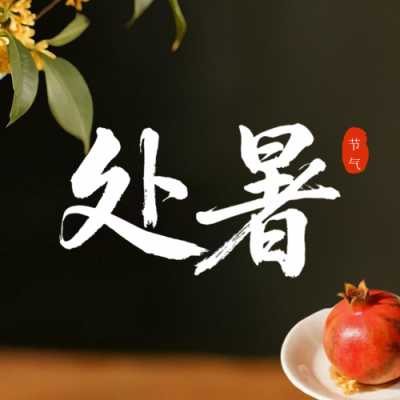 处暑节气实景手机宣传公众号次图 模板ID：767347