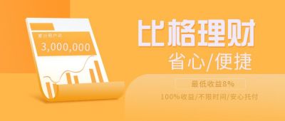 理财高收益宣传公众号首图 模板ID：6557
