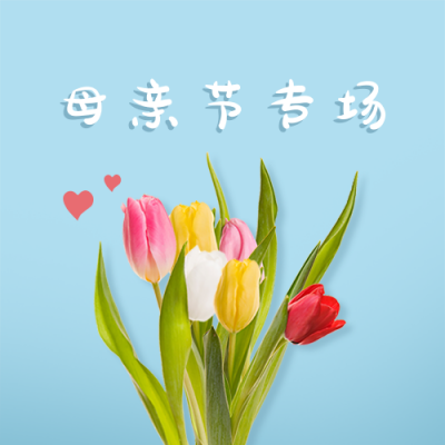 感恩母亲节祝福促销活动专场公众号封面次图 模板ID：11933